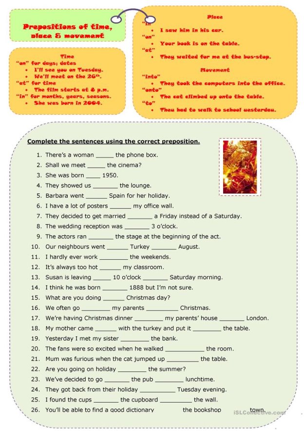 Prepositions (mixed) - English ESL Worksheets for distance learning and  physical classrooms